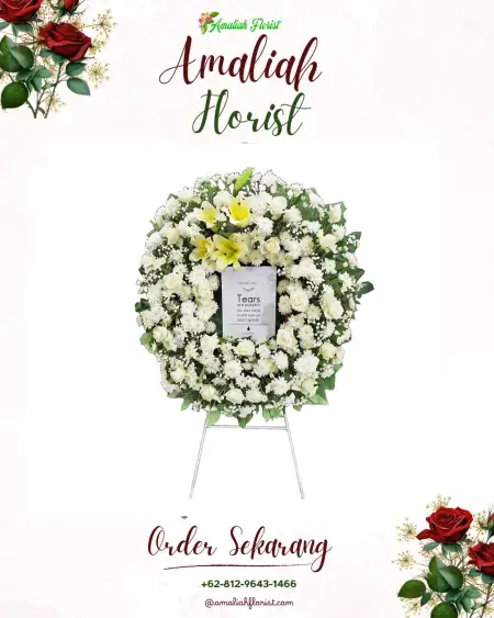 Krans Bunga Duka Bunga Raya