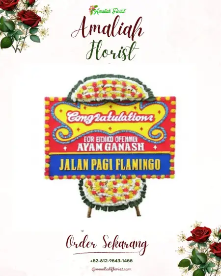 Sewa Papan Bunga Bunga Raya