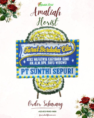 Papan Bunga Duka di Bunga Raya