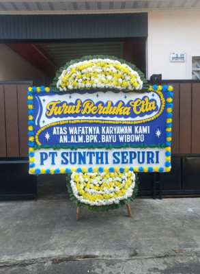 Papan Bunga Duka di Bunga Raya