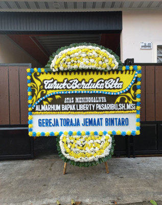 Papan Bunga Duka di Bunga Raya