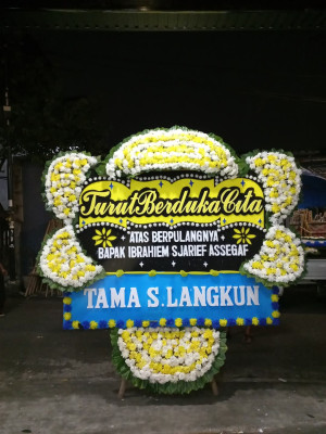 Papan Bunga Duka di Bunga Raya
