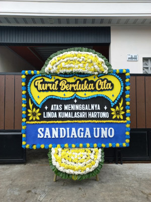 Papan Bunga Duka di Bunga Raya